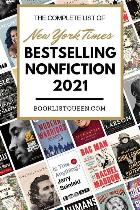 new york times nonfiction best sellers in 2021