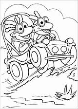 Coloring Muppet Babies Pages Muppets Baby Scooter Car Animal Skeeter Printable Ride Colouring Color Fraggle Rock Their They Print Online sketch template