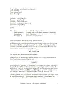 car accident car accident letter template