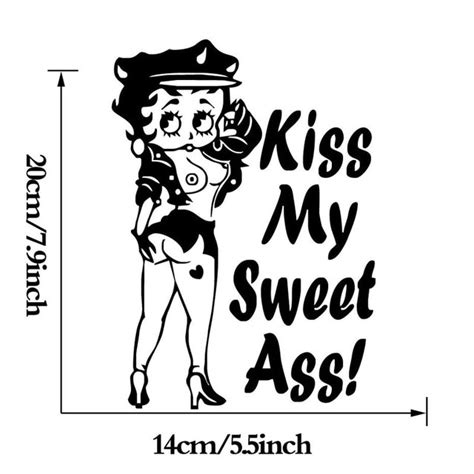 Buy Sexy Betty Boop Kiss My Sweet Ass Funny Wall