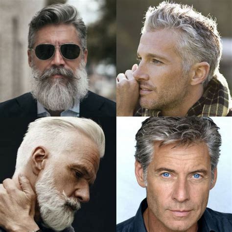 Silver And Grey Hair For Men Men S Hairstyles Haircuts