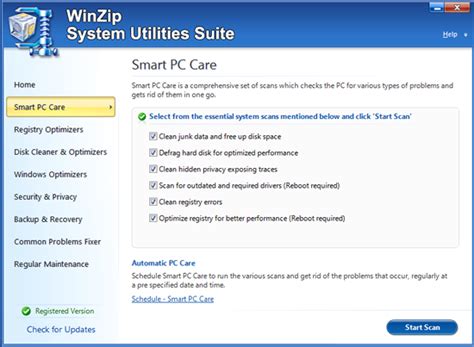system utilities suite  winzip