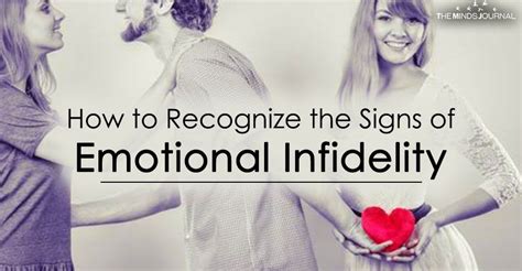 how to recognize the signs of emotional infidelity emotional