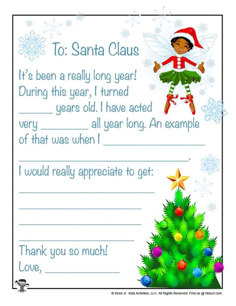 dear santa letter templates woo jr kids activities childrens