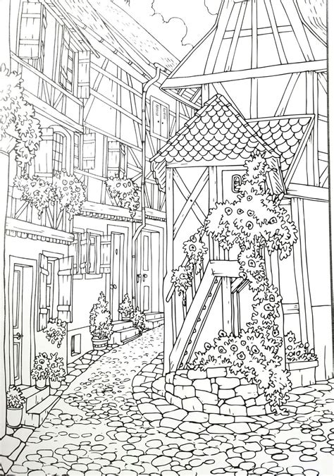 collection activity village coloring page reindeerd easy