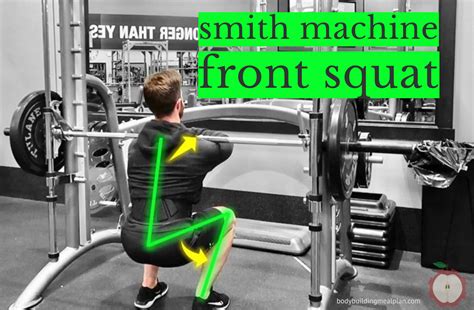 smith machine front squat benefits form  variations