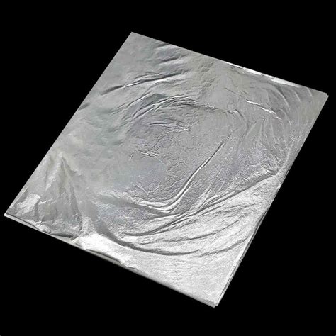 jags gilding silver foil paper pack   sheets