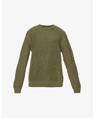 green daily paper sweaters  knitwear  men lyst
