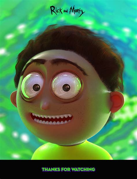 morty fan art  behance