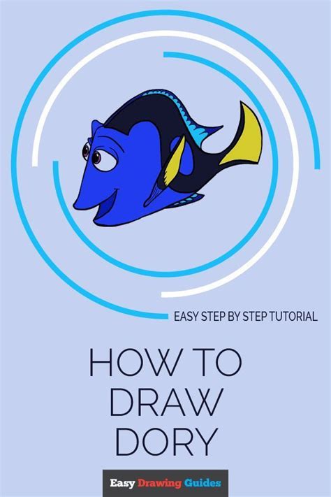 draw dory    easy steps easy drawing guides dory drawing easy drawings guided