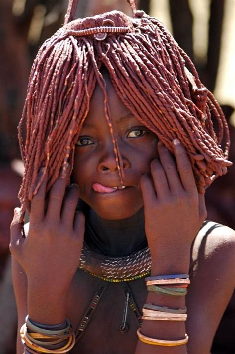 Himba Tribe Northern Namibia Himba People African Beauty Himba Girl