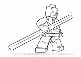 Lego Daredevil Draw Drawing Step Tutorials sketch template