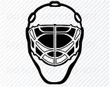 Hockey Goalie Gardien sketch template
