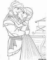 Kristoff Neiges Reine Hugging Colorear sketch template