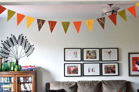woman  real life     easy fall pennant banner