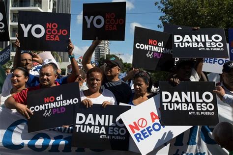 In The Dominican Republic Protests Could Challenge The Ruling Partys