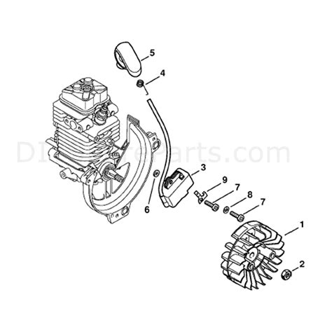 stihl fc   edger fc   parts diagram ignition system