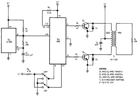 build  high voltage inverter circuit diagram electronic circuit