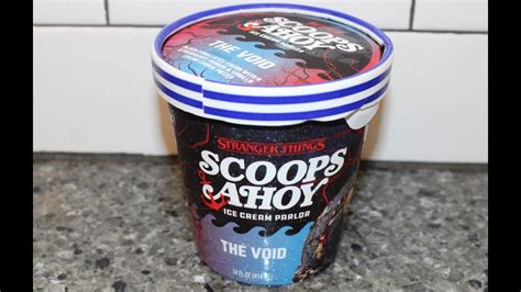 Netflix Stranger Things Scoops Ahoy Ice Cream The Void Review Youtube