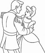 Cinderella Prince Coloring Charming Pages Drawing Dancing Disney Color Drawings Getcolorings Paintingvalley sketch template