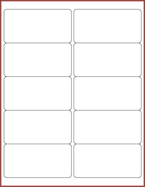 printable blank labels template