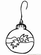 Christmas Coloring Pages Ornaments Tree Ornament Comments Fish Coloringhome sketch template