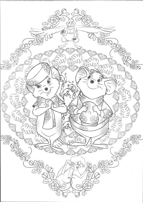 disney  rescuers coloring pages coloring home