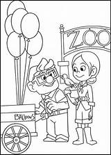 Coloring Movie Carl Fredricksen Pages Adventurers Delight Young Will sketch template