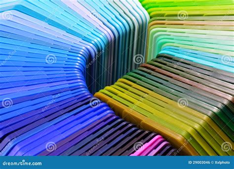 color samples stock photo image  resin plate charts