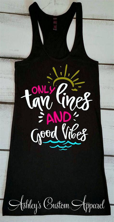 beach days shirt summer tank tops cute vacation shirts tan lines and good vibes swimsuit cover