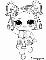 Lol Surprise Coloring Pages Doll Printable Getcolorings Colorin Valentine Bee Queen sketch template