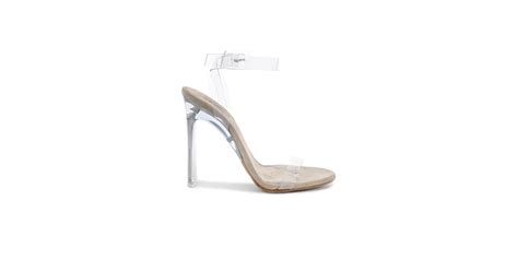 our pick yeezy season 2 lucite heel in lucite hailey baldwin s sexy