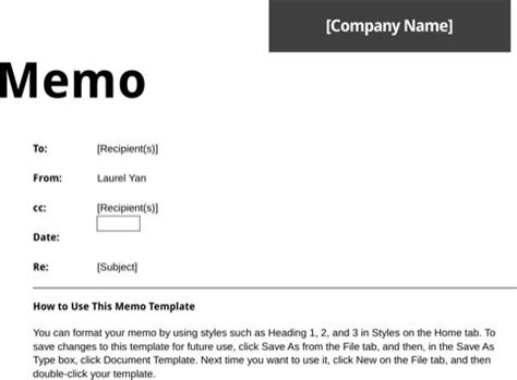 interoffice memo template  word templates