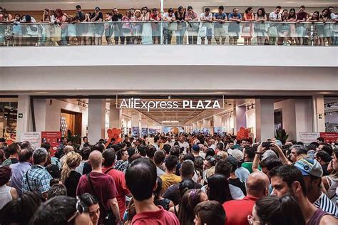 aliexpress opens  physical store  madrid gra