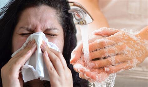 aussie flu symptoms deadly virus spreading as britons are too busy to wash their hands