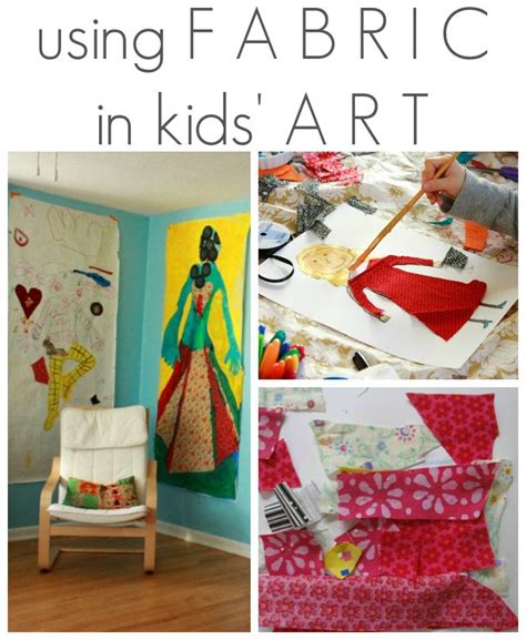 fabric  kids art kids crafts craft projects  kids easy diy