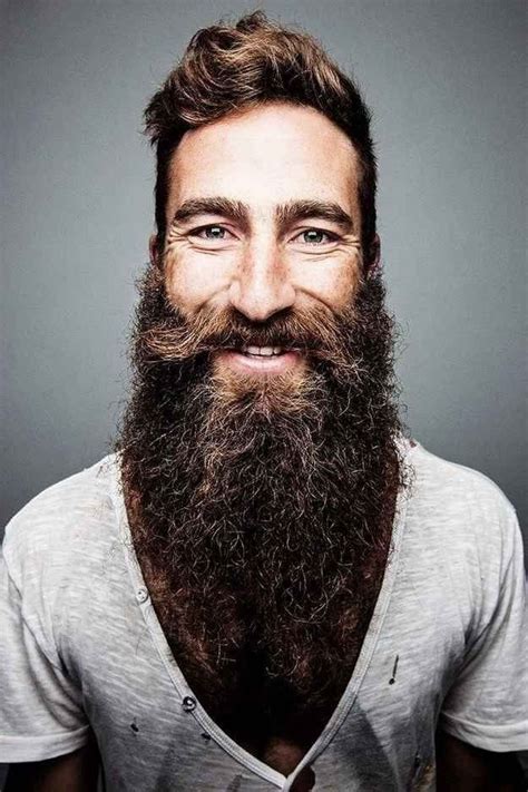 sexy long beard styles  men  trends