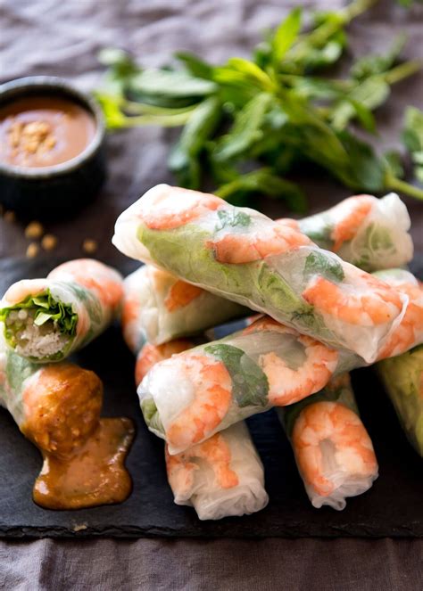 spring roll rice paper recipe thai fresh spring rolls  vegetarian