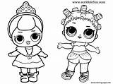 Lol Coloring Pages Doll Printable Surprise Princess Dolls Baby Queen Print Girl Cute American Colouring Isabelle Scribblefun Chrysalis Color Printables sketch template