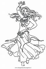 Coloring Pages Dance Belly Dancer Irish Da Dancers Colorare Disegni Printable Colouring Dancing Ventre Danza Adult Ballerina Drawings Dress Getcolorings sketch template