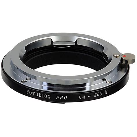 fotodiox pro lens mount adapter  leica  mount lm eosm pro