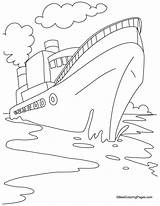 Coloring Ship Pages Cruise Drawing Boat Kids Titanic Disney Cargo Ships Speed Printable Para Container Book Drawings Navio Colorir Shipwreck sketch template