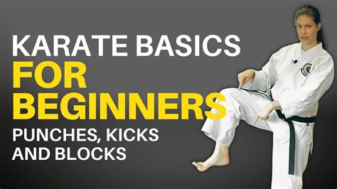 Karate Basics For Beginners Follow Along Lesson Youtube