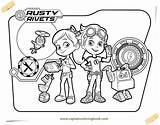 Rusty Rivets Coloring Book Sheets Worksheets Pdf sketch template