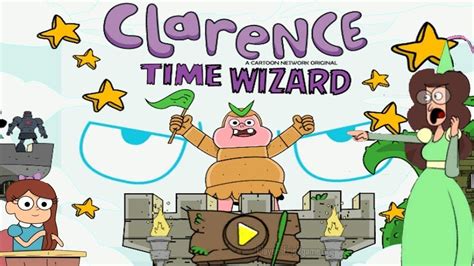 آلة الزمان ألعاب كلارنس clarence time wizard cartoon network wizard