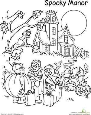 pin  kathy carney  coloring pages halloween halloween coloring