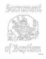 Baptism Pronunciation Alphabet sketch template