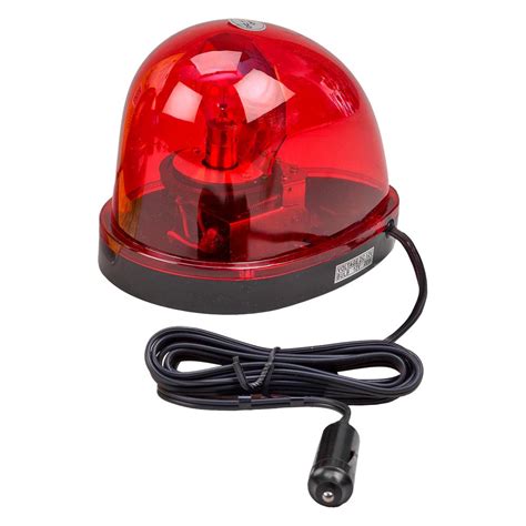 wolo   emergency  red lens rotating warning light