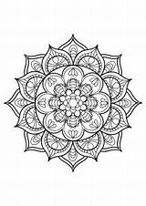 Mandala Coloring Mandalas Adults Book Pages Print Color Stress Kids Books Anti Just Printable Monday Adult Coloriages Simple Adultes Pour sketch template