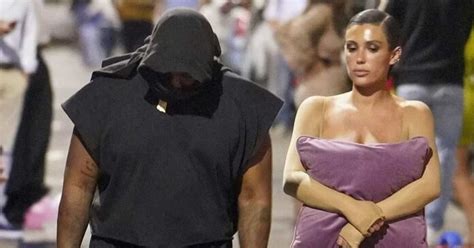 Kanye West S Wife Bianca Censori Dons A Skimpy Bikini Top And Walks